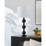 Modern European furniture - Triple Orb Rubberwood Table Lamp - www.oroa.com