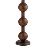 Modern European furniture - Triple Orb Rubberwood Table Lamp - www.oroa.com