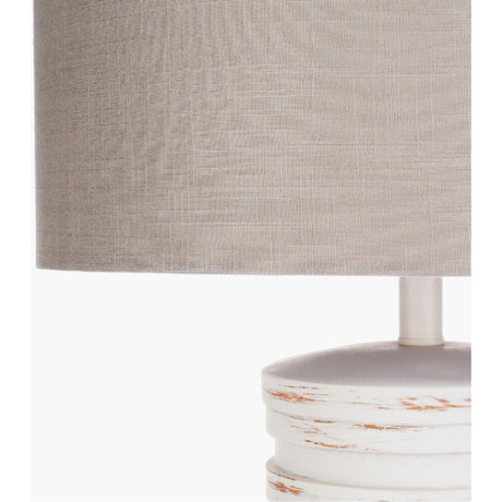 Modern European furniture - Distressed Finish Accent Table Lamp - www.oroa.com