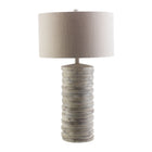 Modern European furniture - Distressed Finish Accent Table Lamp - www.oroa.com