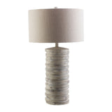 Modern European furniture - Distressed Finish Accent Table Lamp - www.oroa.com