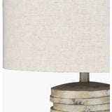 Modern European furniture - Distressed Finish Accent Table Lamp - www.oroa.com