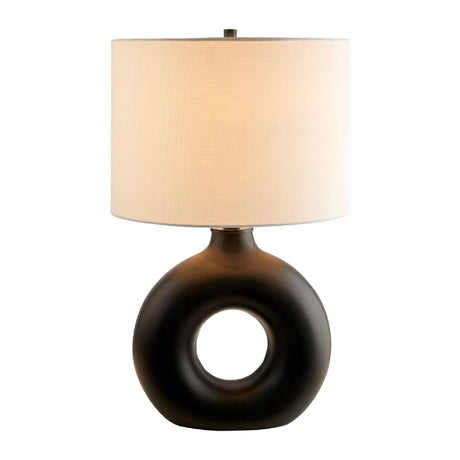 Modern European furniture - Ceramic Ring Accent Table Lamp - www.oroa.com