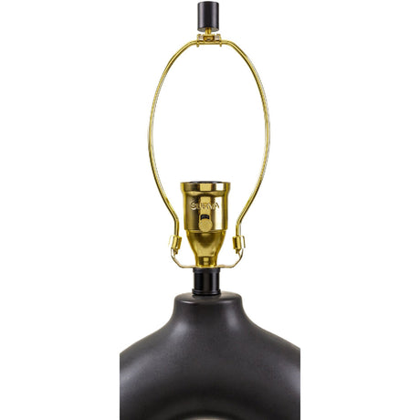 Modern European furniture - Ceramic Ring Accent Table Lamp - www.oroa.com