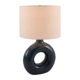 Modern European furniture - Ceramic Ring Accent Table Lamp - www.oroa.com