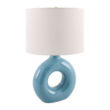 Modern European furniture - Ceramic Ring Accent Table Lamp - www.oroa.com