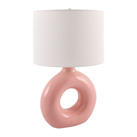 Modern European furniture - Ceramic Ring Accent Table Lamp - www.oroa.com