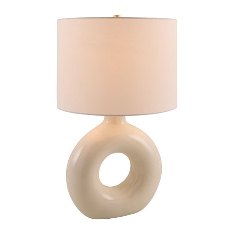 Modern European furniture - Ceramic Ring Accent Table Lamp - www.oroa.com