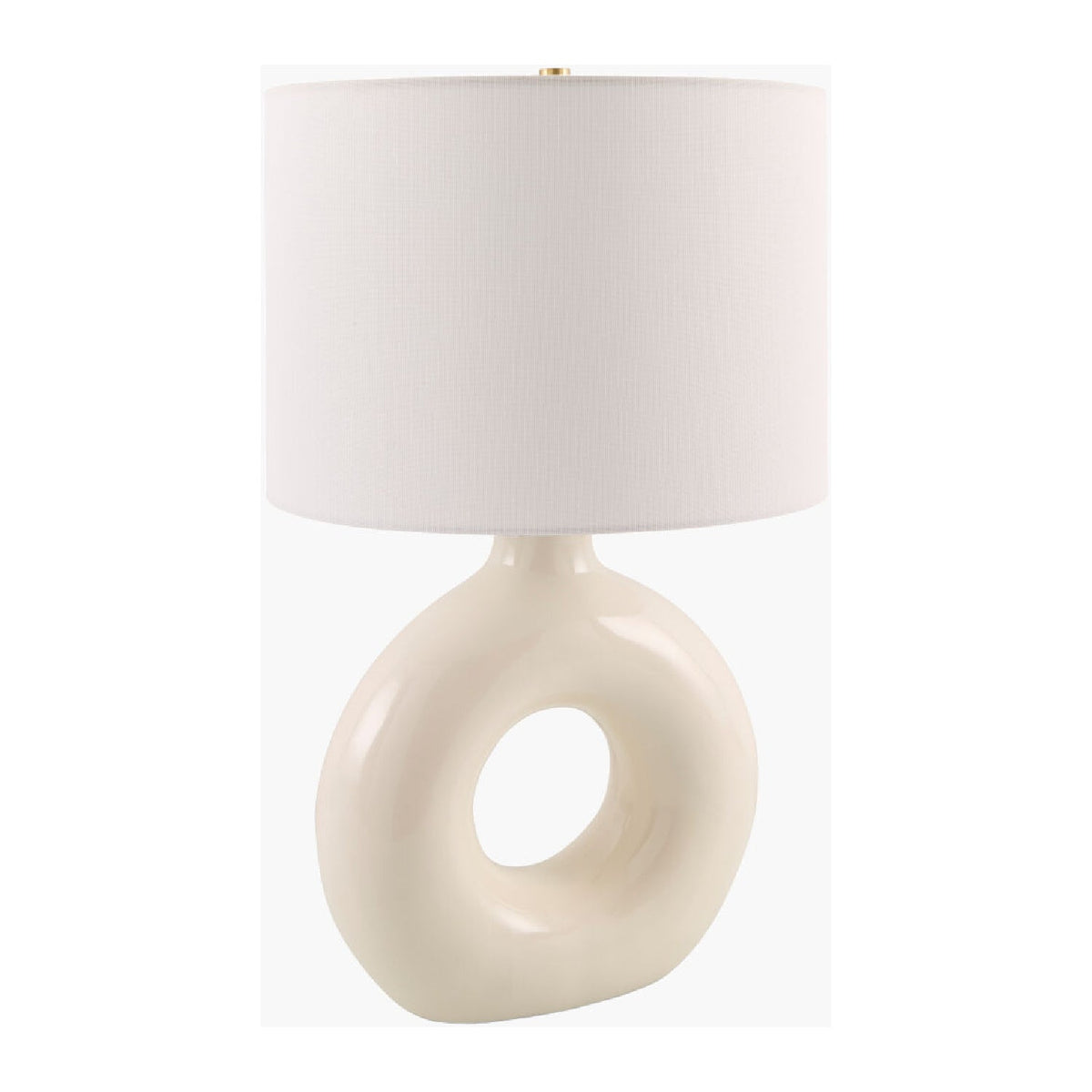 Modern European furniture - Ceramic Ring Accent Table Lamp - www.oroa.com