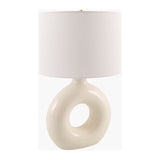 Modern European furniture - Ceramic Ring Accent Table Lamp - www.oroa.com