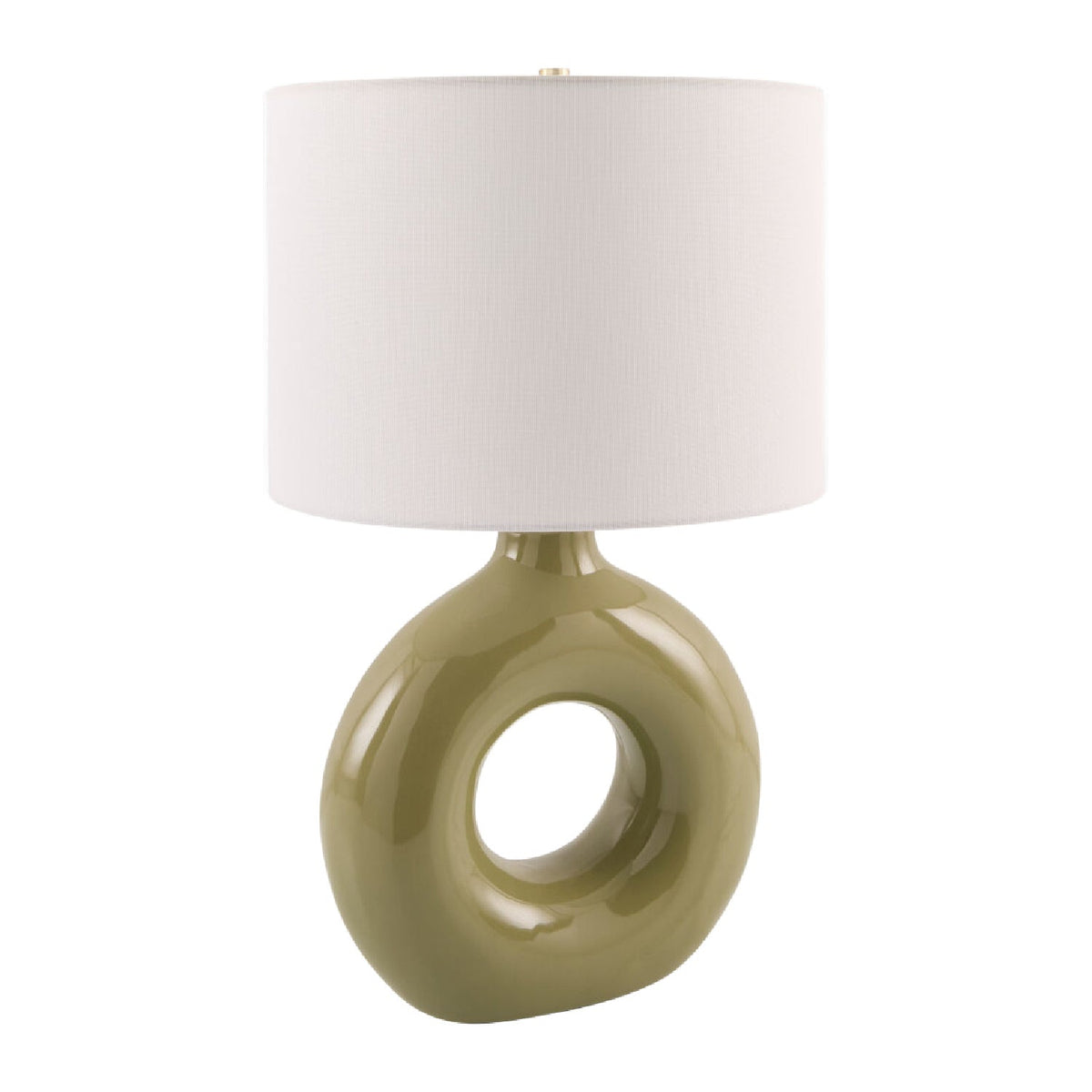 Modern European furniture - Ceramic Ring Accent Table Lamp - www.oroa.com