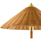 Modern European furniture - Conical Rattan Accent Floor Lamp - www.oroa.com