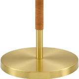 Modern European furniture - Conical Rattan Accent Floor Lamp - www.oroa.com