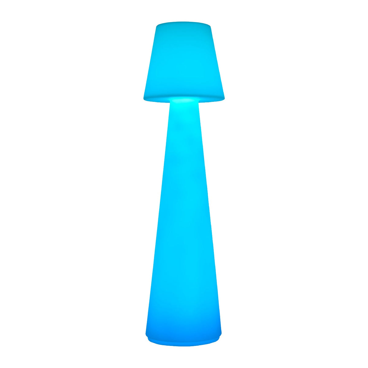 Modern European furniture - Frosted White Outdoor Floor Lamp - www.oroa.com