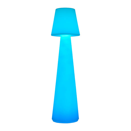 Modern European furniture - Frosted White Outdoor Floor Lamp - www.oroa.com