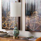 Modern European furniture - Painted Glass Accent Table Lamp - www.oroa.com
