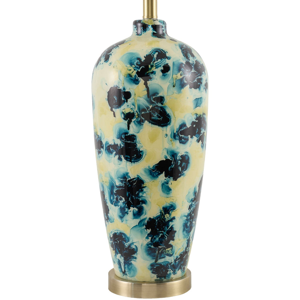 Modern European furniture - Painted Glass Accent Table Lamp - www.oroa.com