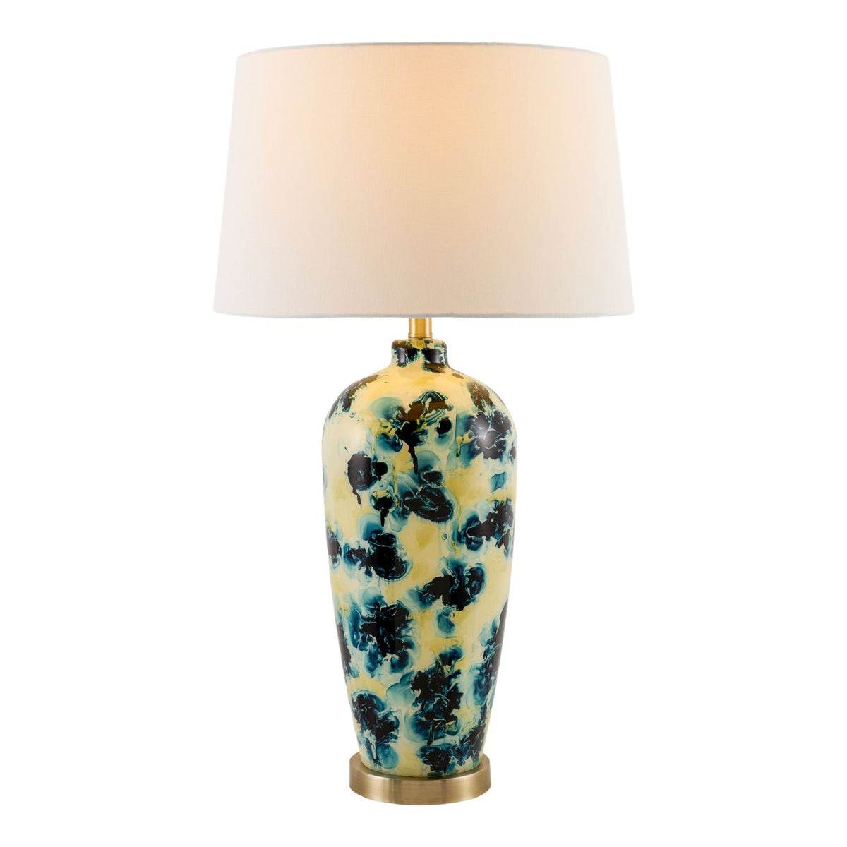 Modern European furniture - Painted Glass Accent Table Lamp - www.oroa.com