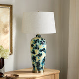 Modern European furniture - Painted Glass Accent Table Lamp - www.oroa.com