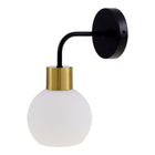 Modern European furniture - Industrial Style Glass Wall Lamp - www.oroa.com