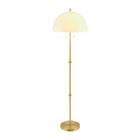 Modern European furniture - White Glass Dome Floor Lamp - www.oroa.com
