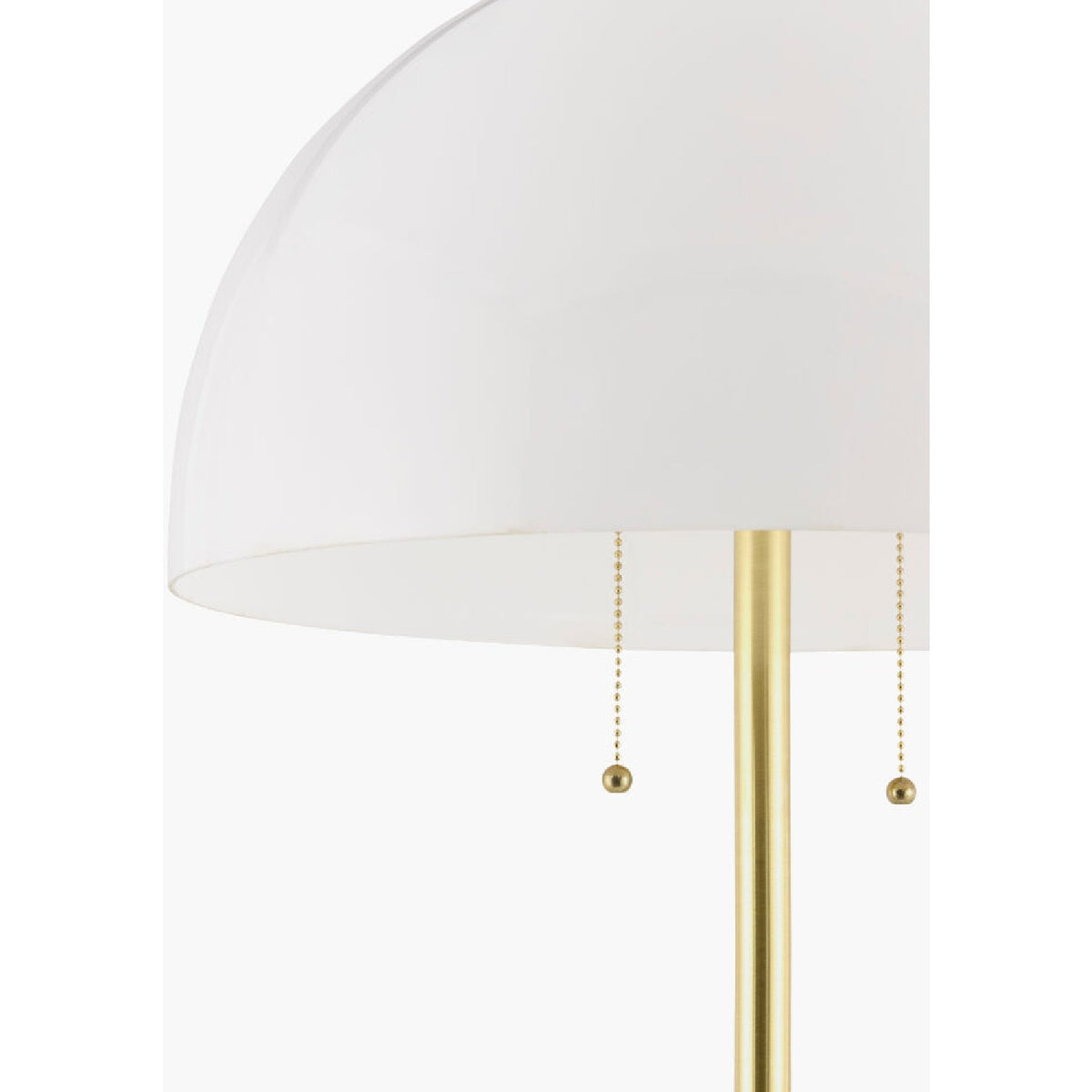 Modern European furniture - White Glass Dome Floor Lamp - www.oroa.com