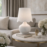 Modern European furniture - Scalloped Raffia Shade Table Lamp - www.oroa.com