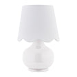 Modern European furniture - Scalloped Raffia Shade Table Lamp - www.oroa.com