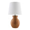 Modern European furniture - White Cotton Ceramic Table Lamp - www.oroa.com