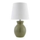 Modern European furniture - White Cotton Ceramic Table Lamp - www.oroa.com