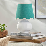 Modern European furniture - Glazed Ceramic Raffia Table Lamp - www.oroa.com