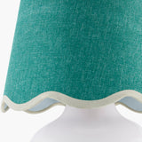 Modern European furniture - Glazed Ceramic Raffia Table Lamp - www.oroa.com