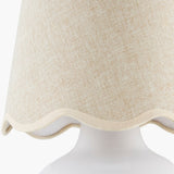 Modern European furniture - Glazed Ceramic Raffia Table Lamp - www.oroa.com