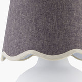 Modern European furniture - Glazed Ceramic Raffia Table Lamp - www.oroa.com