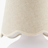Modern European furniture - Glazed Ceramic Raffia Table Lamp - www.oroa.com