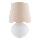 Modern European furniture - Glazed Ceramic Raffia Table Lamp - www.oroa.com