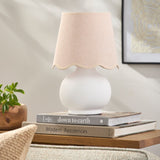 Modern European furniture - Glazed Ceramic Raffia Table Lamp - www.oroa.com