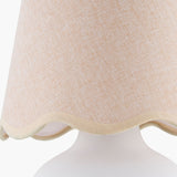 Modern European furniture - Glazed Ceramic Raffia Table Lamp - www.oroa.com