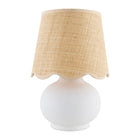 Modern European furniture - Beige Raffia Accent Table Lamp - www.oroa.com
