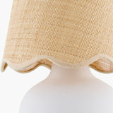 Modern European furniture - Beige Raffia Accent Table Lamp - www.oroa.com