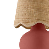 Modern European furniture - Beige Raffia Accent Table Lamp - www.oroa.com