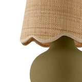 Modern European furniture - Beige Raffia Accent Table Lamp - www.oroa.com