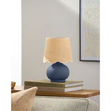 Modern European furniture - Beige Raffia Accent Table Lamp - www.oroa.com