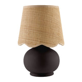 Modern European furniture - Beige Raffia Accent Table Lamp - www.oroa.com