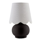 Modern European furniture - Scalloped Raffia Accent Table Lamp - www.oroa.com