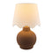 Modern European furniture - Wavy Linen Ceramic Table Lamp - www.oroa.com