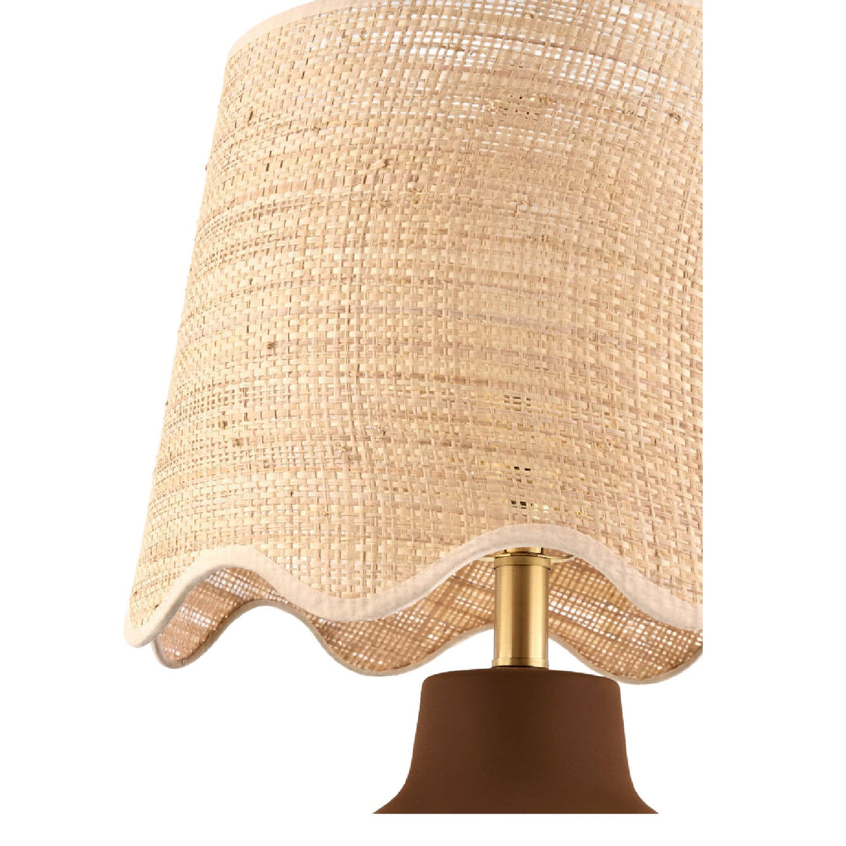 Modern European furniture - Wavy Linen Ceramic Table Lamp - www.oroa.com