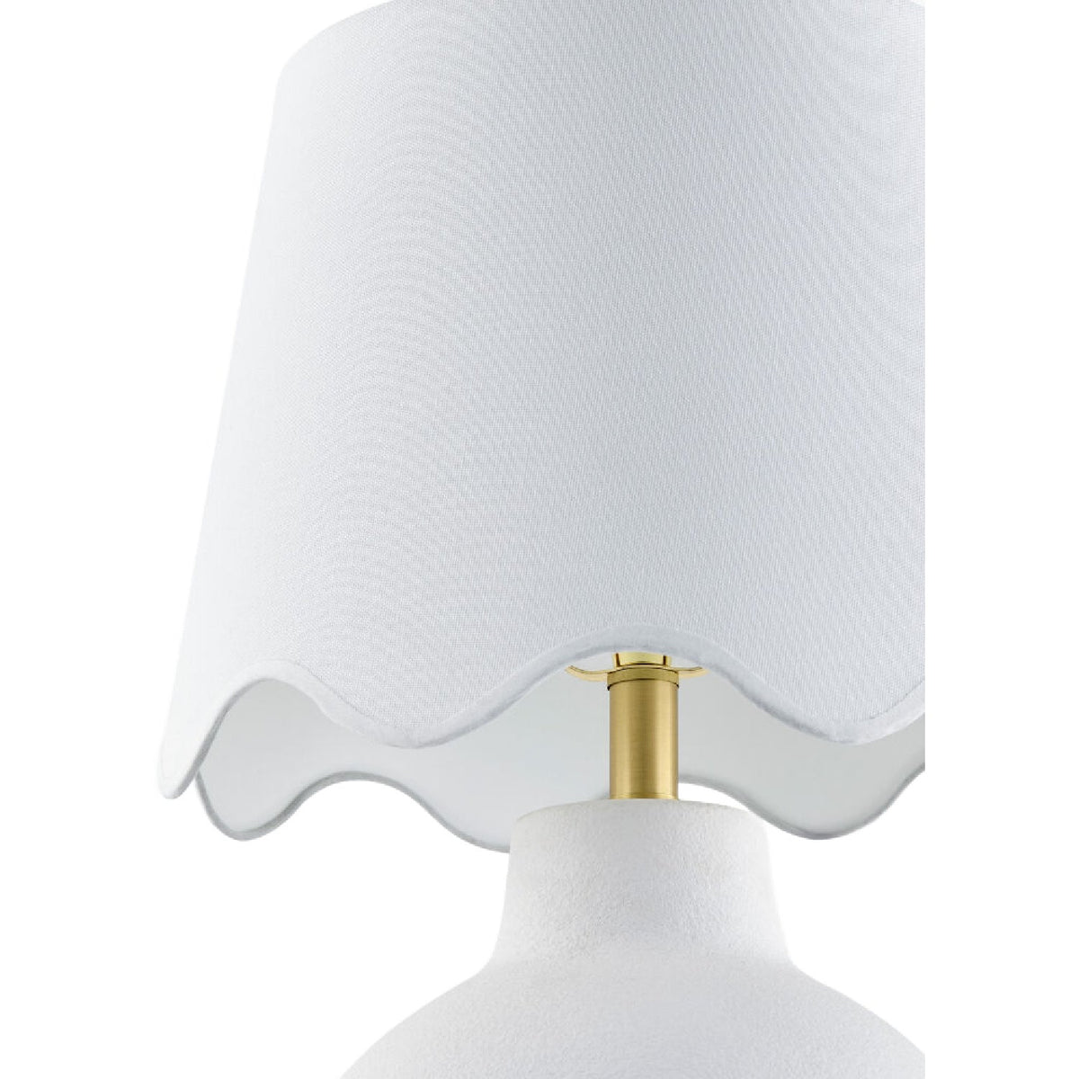 Modern European furniture - Wavy Linen Ceramic Table Lamp - www.oroa.com
