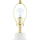 Modern European furniture - Wavy Linen Ceramic Table Lamp - www.oroa.com