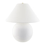 Modern European furniture - White Empire Fabric Table Lamp - www.oroa.com
